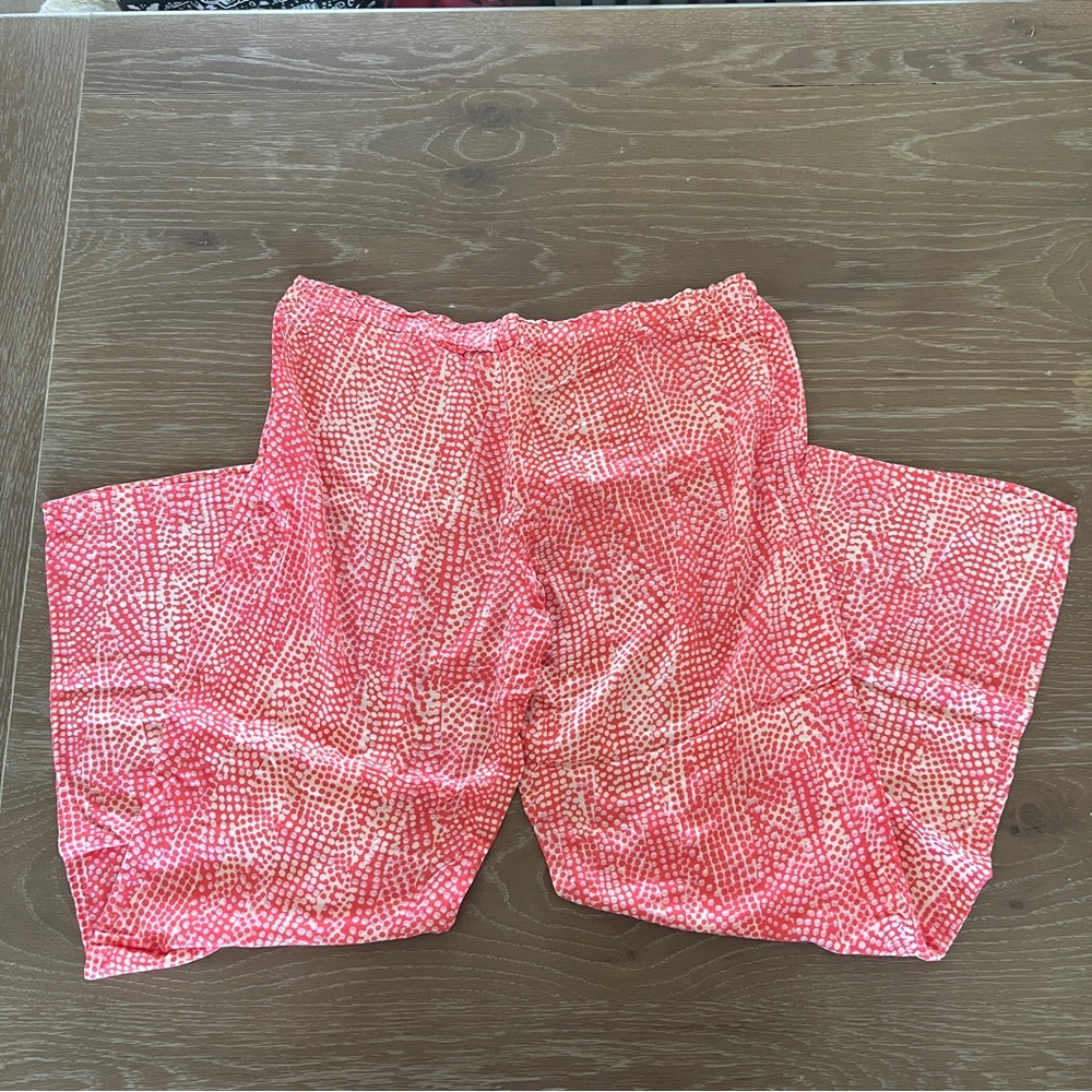 Calvin Klein Sleepwear Red and White Polka Dot Pajama Bottoms